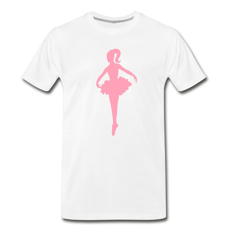 Men's Editable Color Ballerina T-Shirt