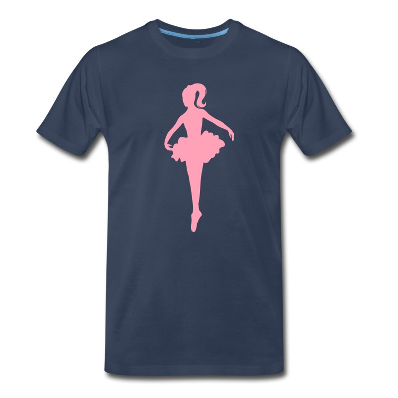 Men's Editable Color Ballerina T-Shirt