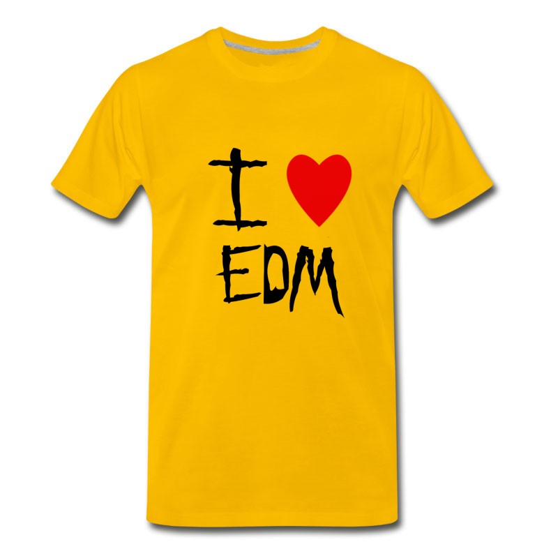 Men's EDM I Love T-Shirt