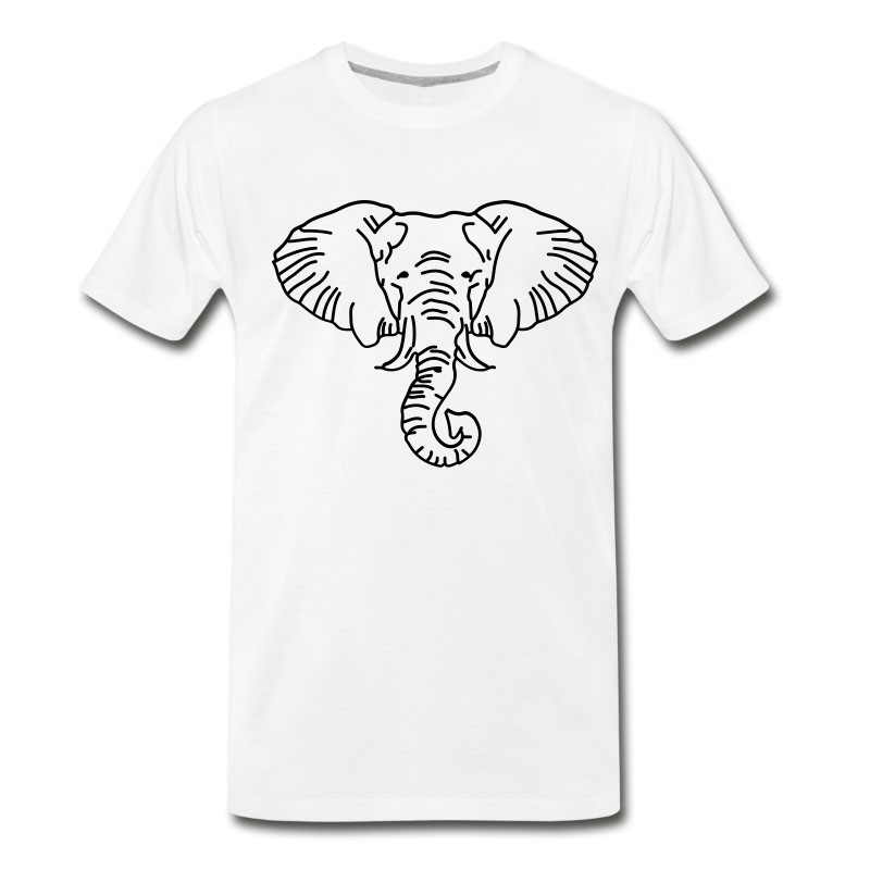 Men's Elephant Safari Africa Animal T-Shirt