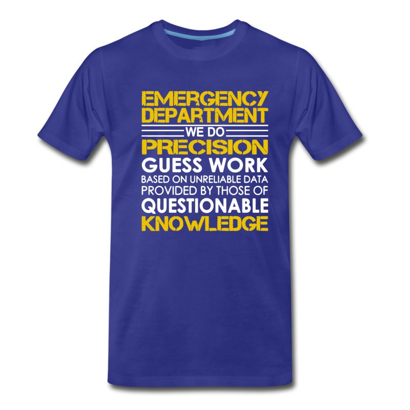 Men's Emergency Department Shirts T-Shirt