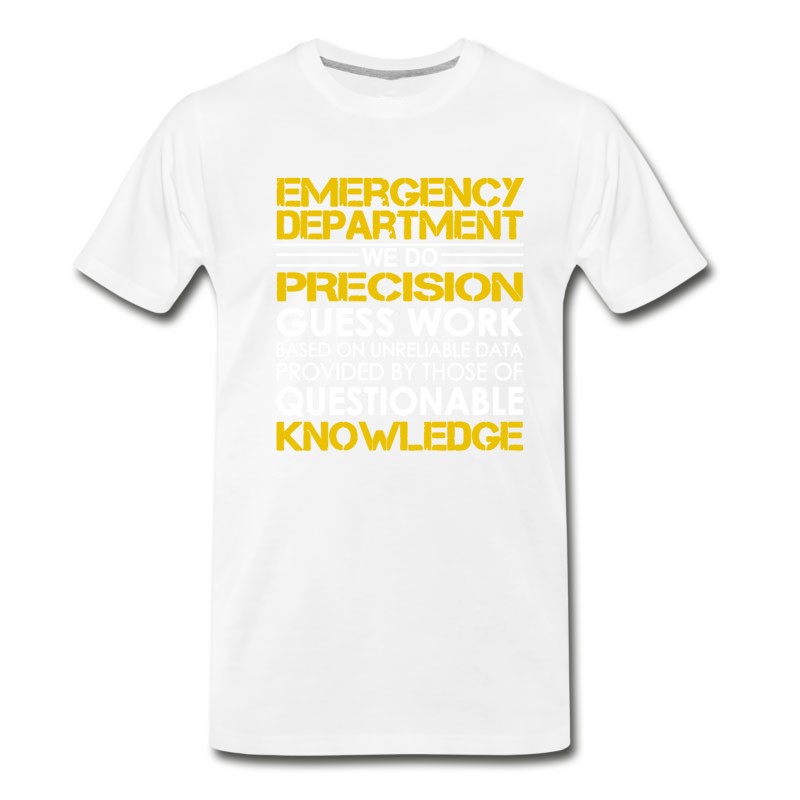 Men's Emergency Department Shirts T-Shirt