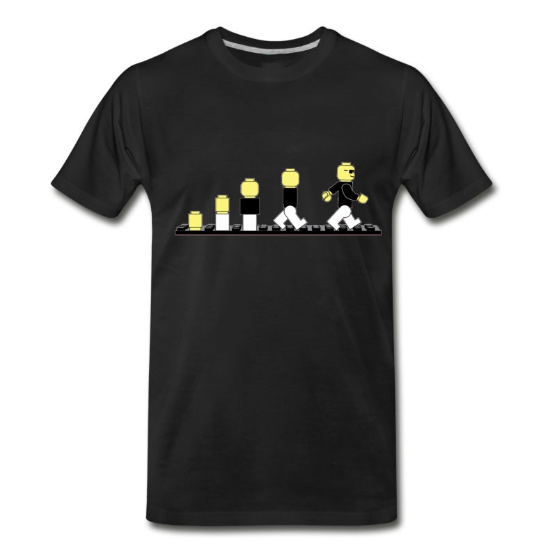 Men's Evolution Of Lego Man T-Shirt