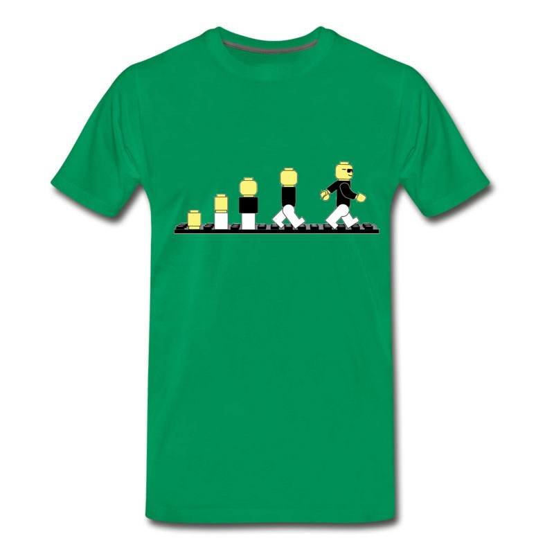 Men's Evolution Of Lego Man T-Shirt