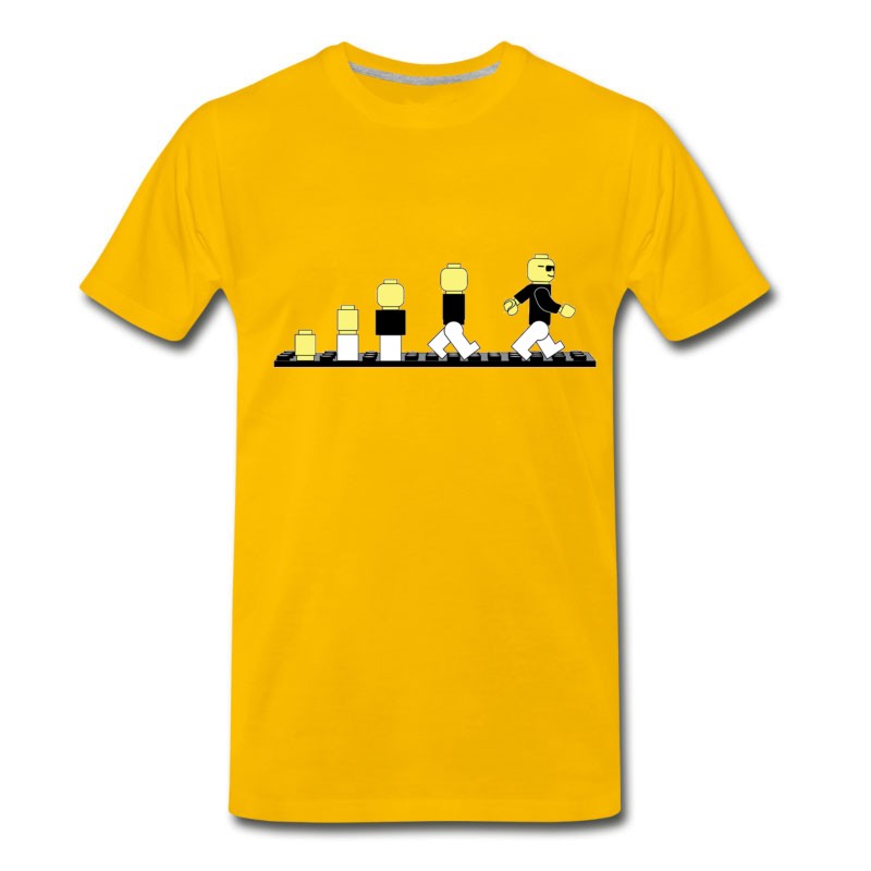 Men's Evolution Of Lego Man T-Shirt