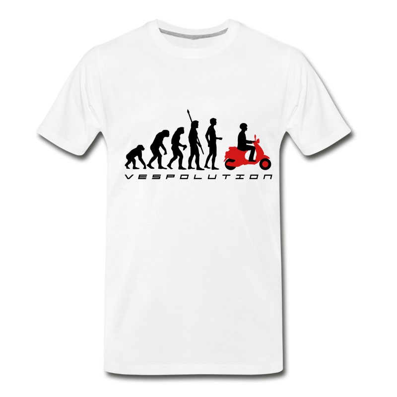 Men's Evolution_vespa_b_2c T-Shirt