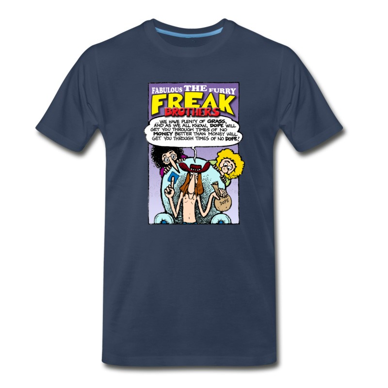 Men's Fabulous Furry Freak Brothers Dope Quote T-Shirt