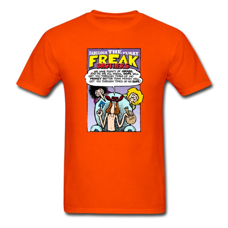 Men's Fabulous Furry Freak Brothers Dope Quote T-Shirt