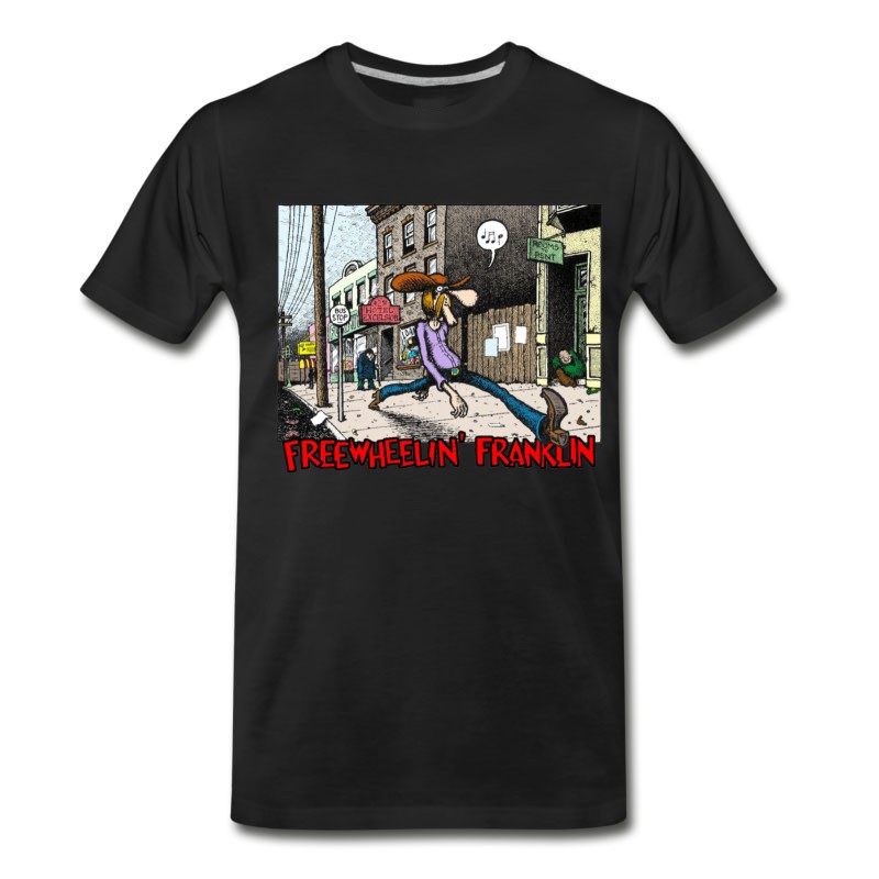 Men's Fabulous Furry Freak Brothers Freewheelin Franklin T-Shirt