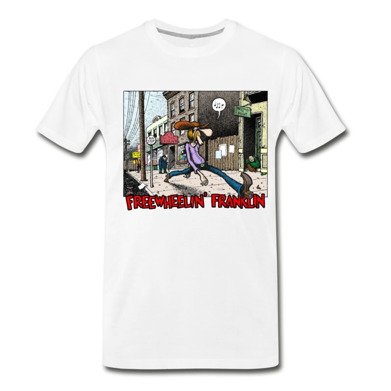 Men's Fabulous Furry Freak Brothers Freewheelin Franklin T-Shirt