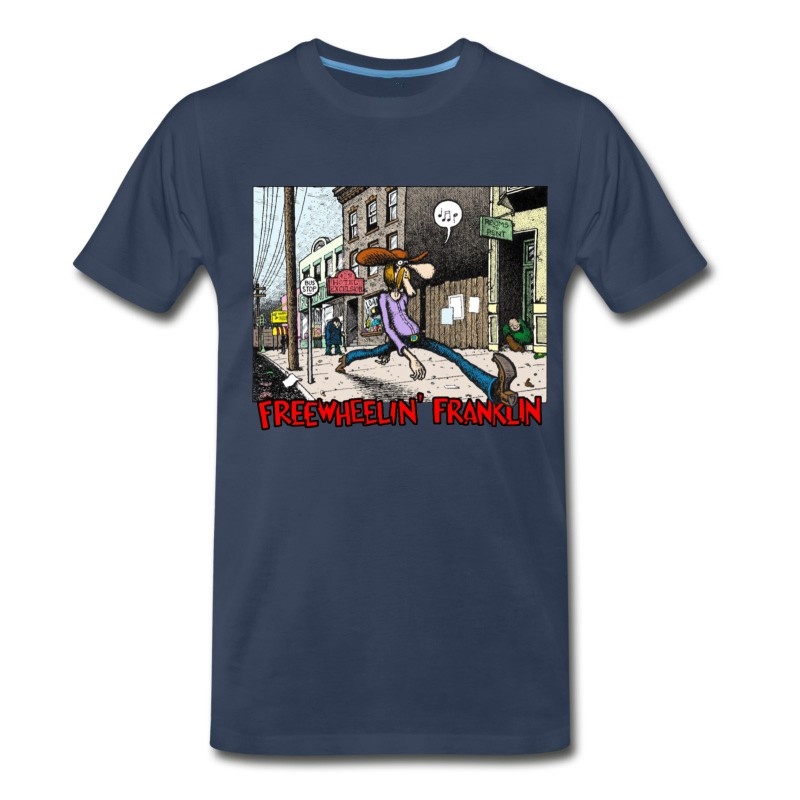 Men's Fabulous Furry Freak Brothers Freewheelin Franklin T-Shirt