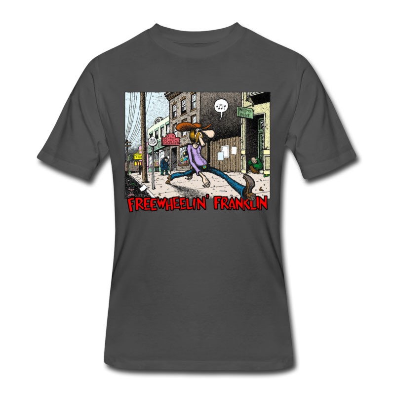 Men's Fabulous Furry Freak Brothers Freewheelin Franklin T-Shirt