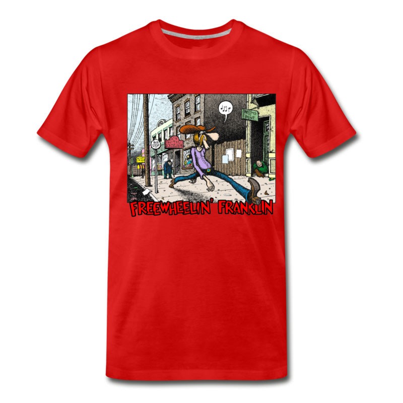 Men's Fabulous Furry Freak Brothers Freewheelin Franklin T-Shirt