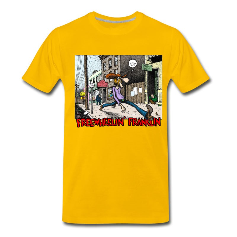 Men's Fabulous Furry Freak Brothers Freewheelin Franklin T-Shirt