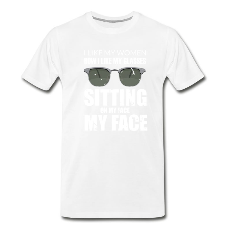 Men's Face Sitting Oral Sex Dirty Naughty Saying Gift T-Shirt