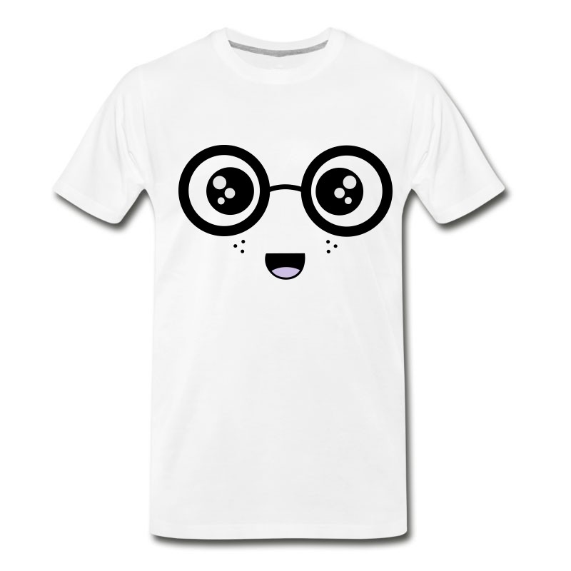 Men's Face With Glasses T-Shirt