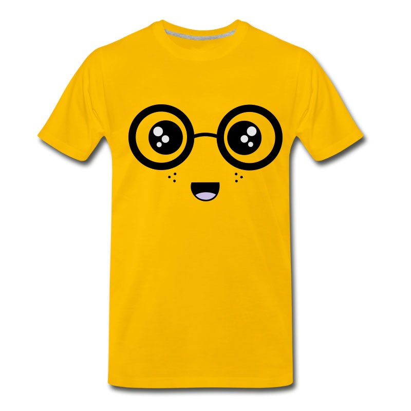 Men's Face With Glasses T-Shirt