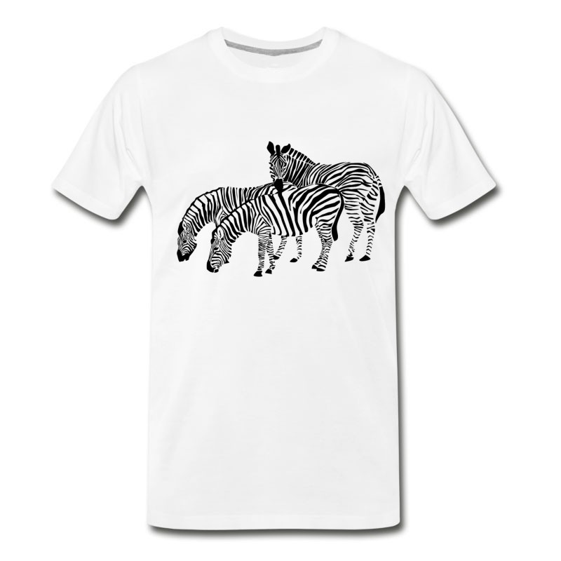 Men's Family Of Zebras T-Shirt