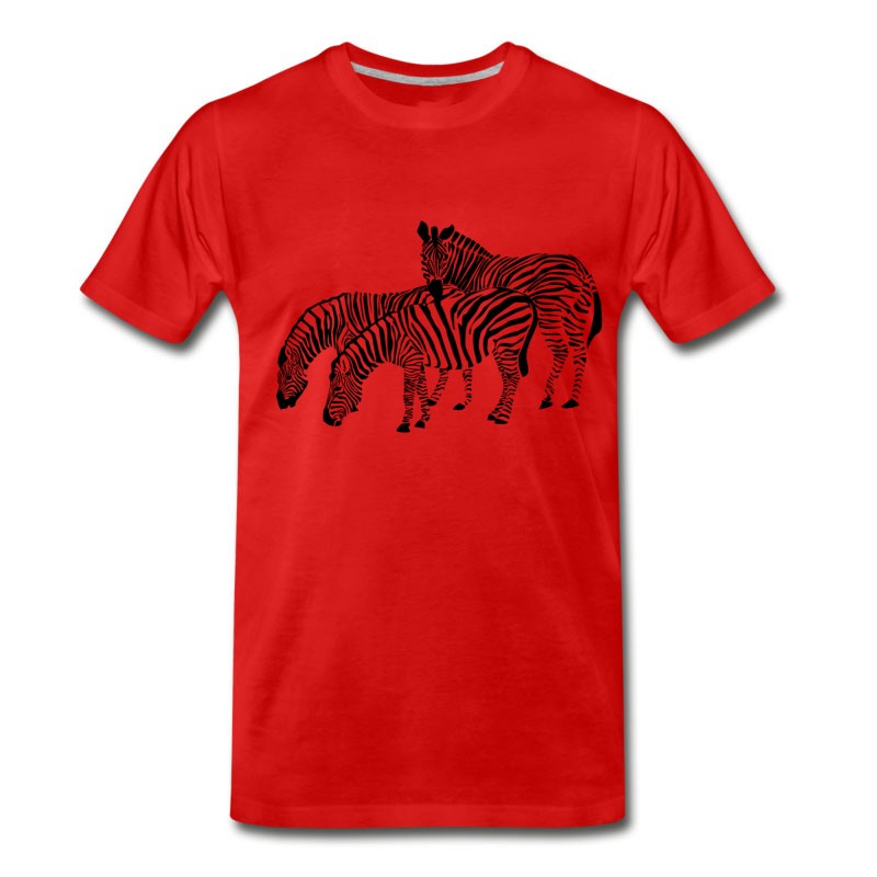 Men's Family Of Zebras T-Shirt