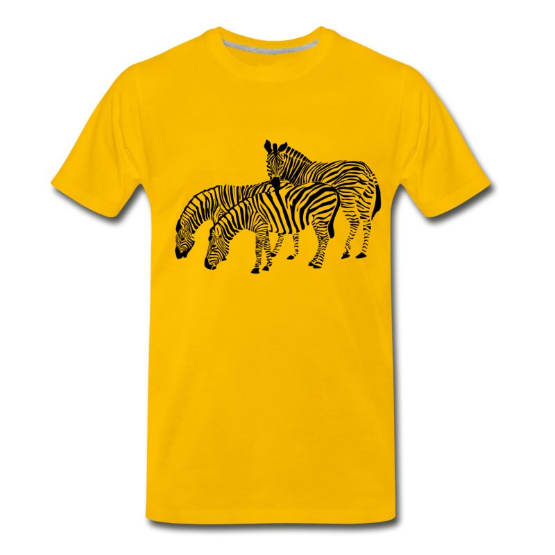 Men's Family Of Zebras T-Shirt