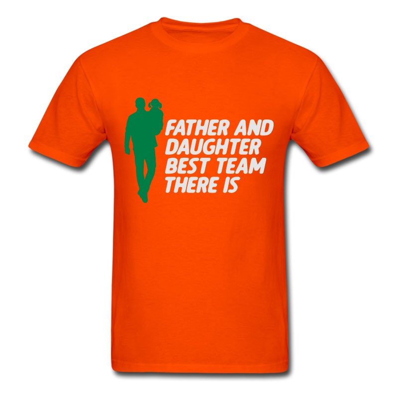 Men's Father And Daughter Best Team Father's Day T-Shirt