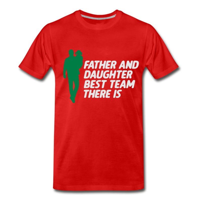 Men's Father And Daughter Best Team Father's Day T-Shirt