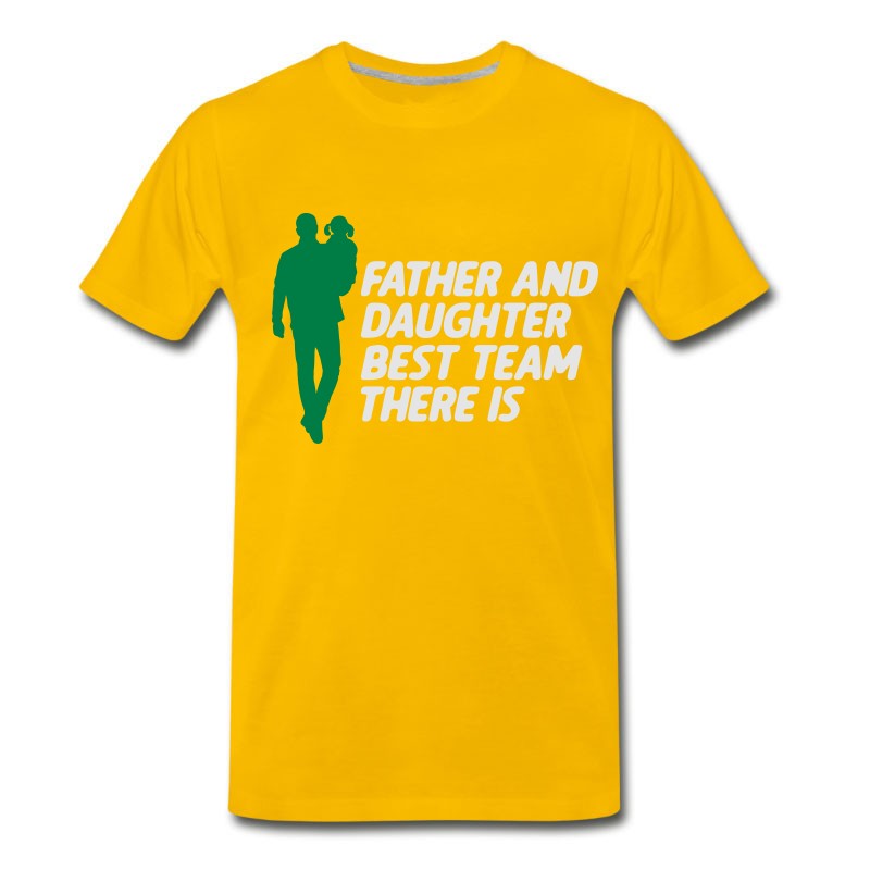 Men's Father And Daughter Best Team Father's Day T-Shirt