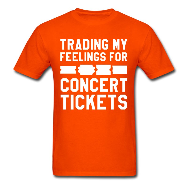 Men's Feelings Concert Tickets T-Shirt