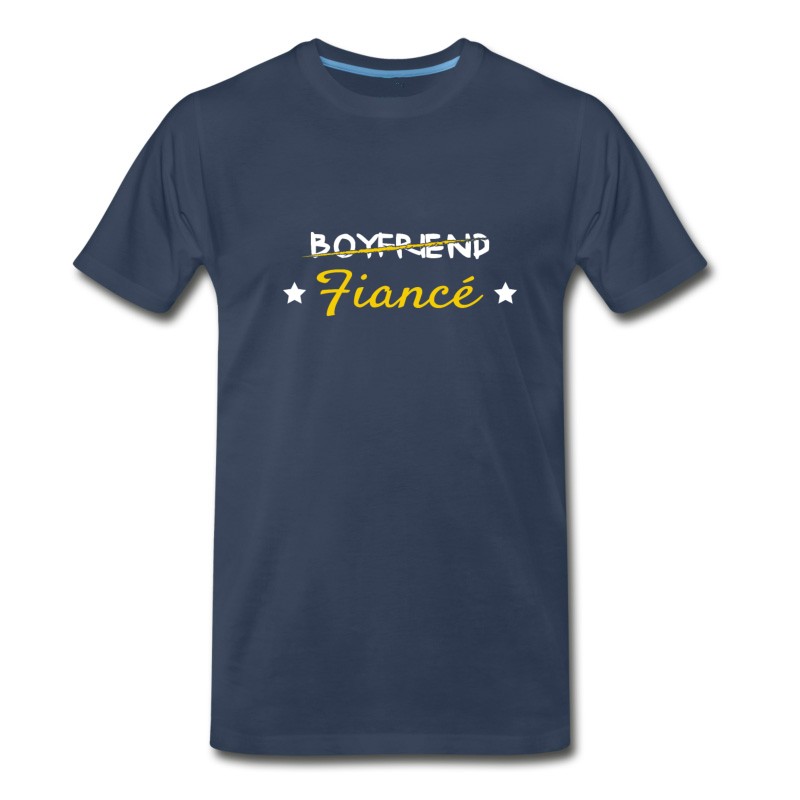 Men's Fiance Gift Boyfriend Just Married Wedding T-Shirt