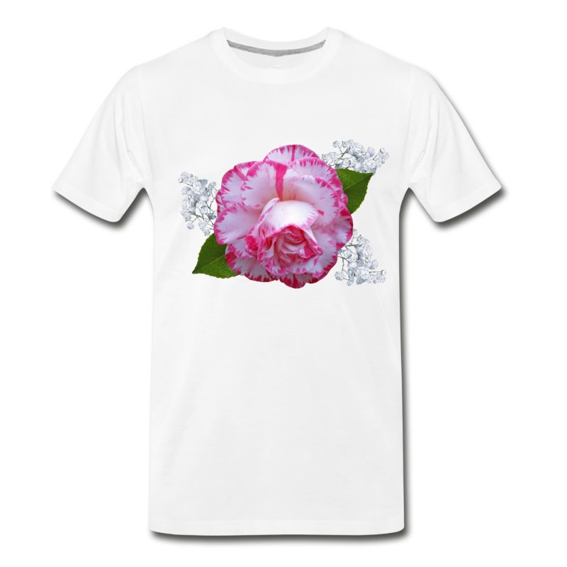 Men's Flowers Lilies Tulips Orchids Sunflower Dahlia Ger T-Shirt