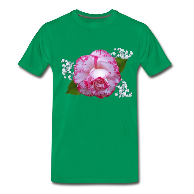 Men's Flowers Lilies Tulips Orchids Sunflower Dahlia Ger T-Shirt