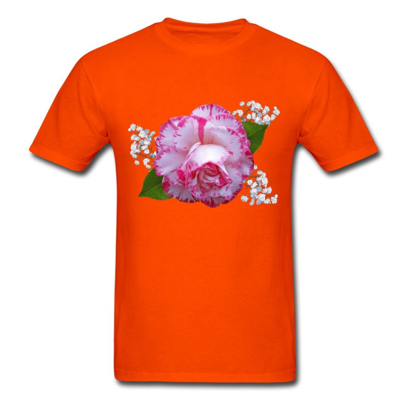 Men's Flowers Lilies Tulips Orchids Sunflower Dahlia Ger T-Shirt