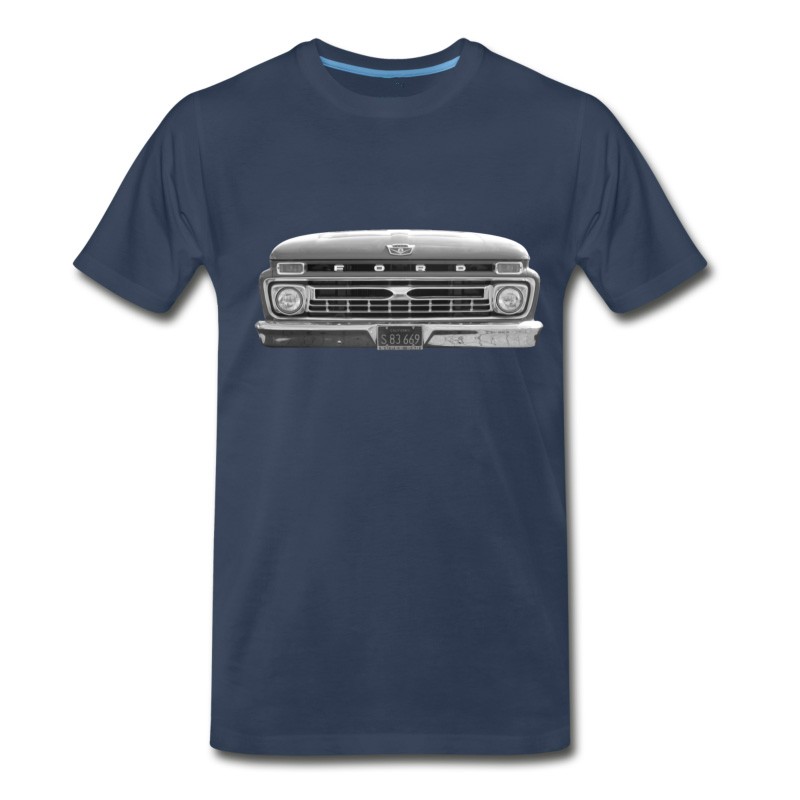 Men's Ford F100 Grille BW T-Shirt