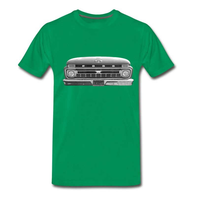 Men's Ford F100 Grille BW T-Shirt