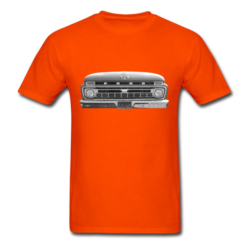 Men's Ford F100 Grille BW T-Shirt