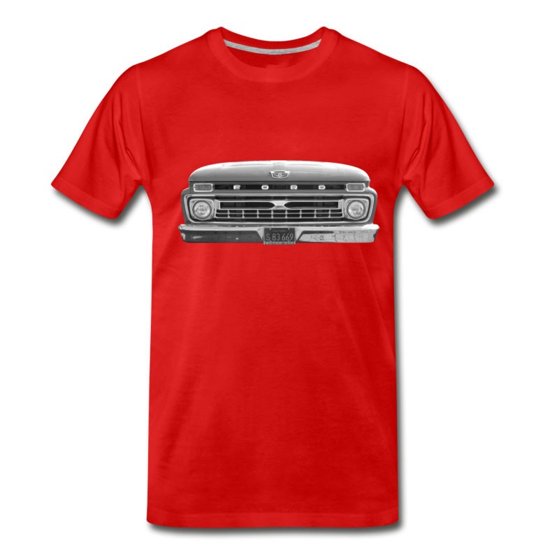 Men's Ford F100 Grille BW T-Shirt