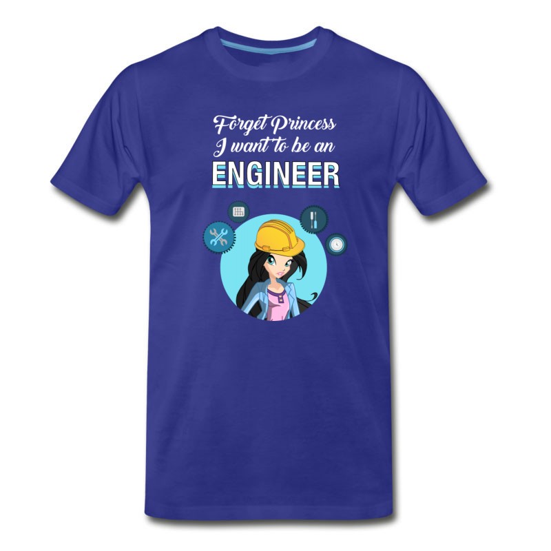 Men's Forget Princess I Want To Be An Engineer T-Shirt