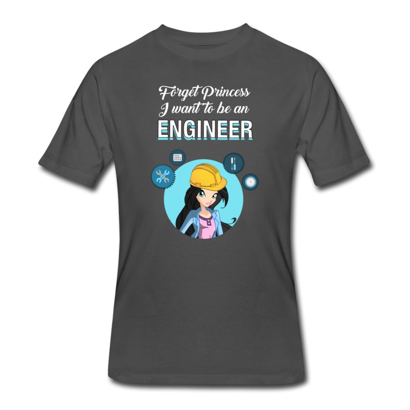 Men's Forget Princess I Want To Be An Engineer T-Shirt