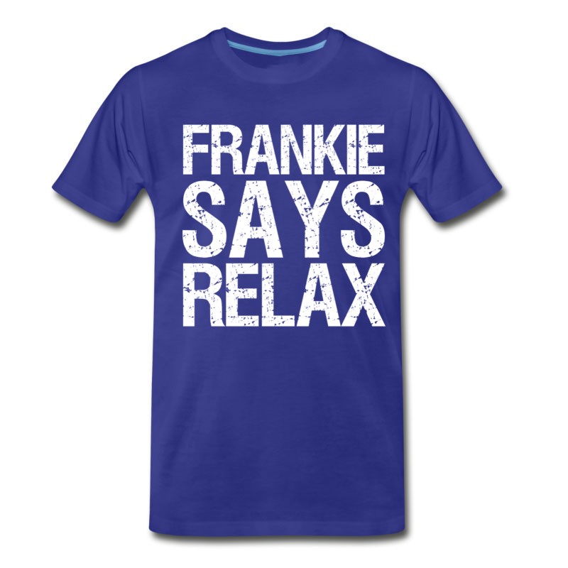 Men's Frankie Says Relax White T-Shirt