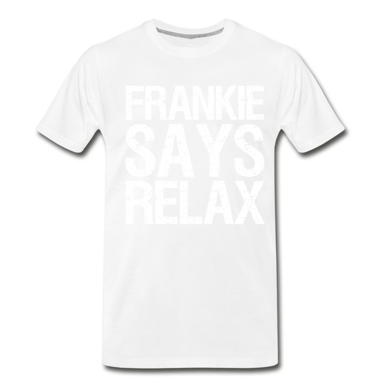 Men's Frankie Says Relax White T-Shirt