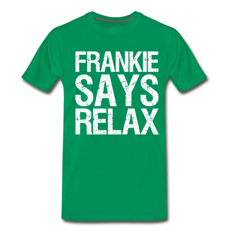 Men's Frankie Says Relax White T-Shirt