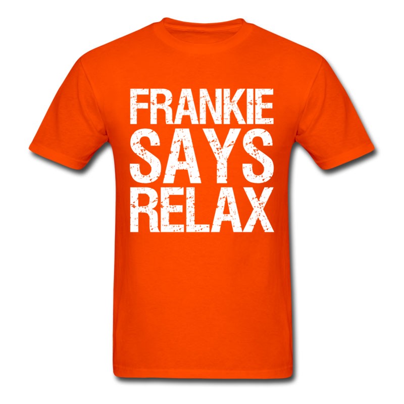 Men's Frankie Says Relax White T-Shirt