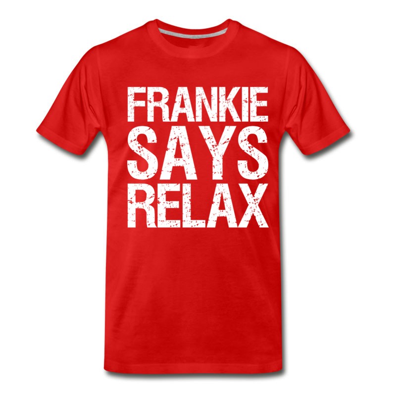 Men's Frankie Says Relax White T-Shirt