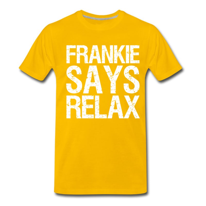 Men's Frankie Says Relax White T-Shirt