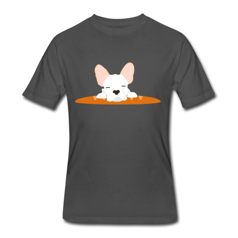 Men's French Bulldog Baguette T-Shirt