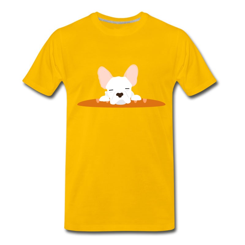 Men's French Bulldog Baguette T-Shirt