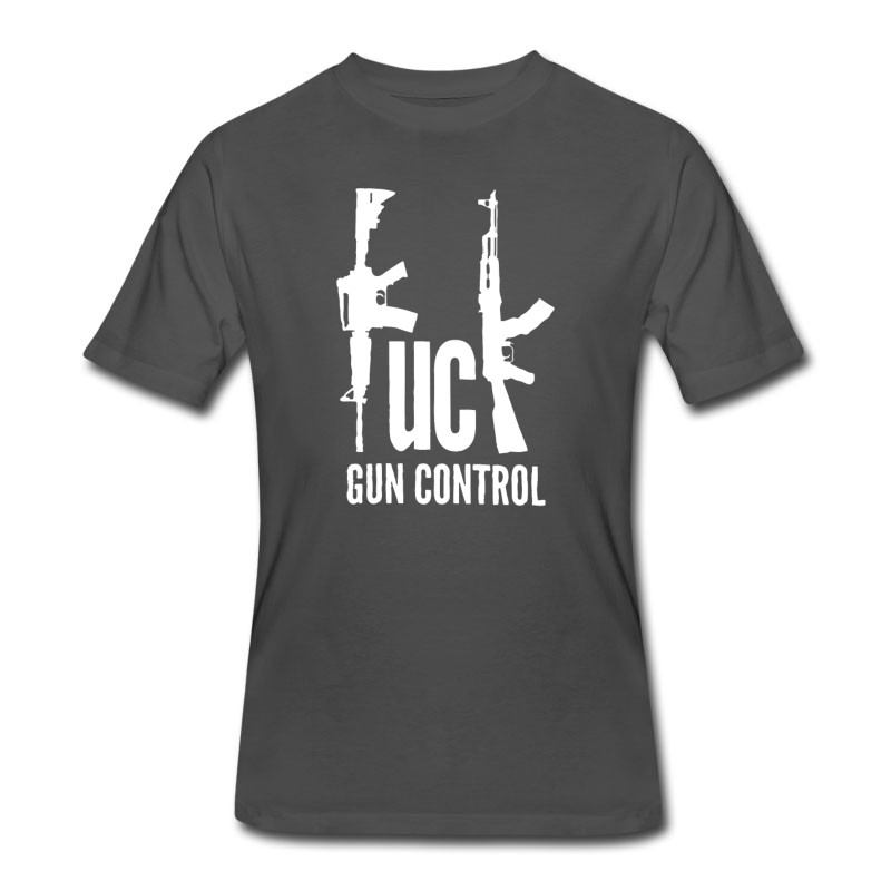 Men's Fuck Gun Control AR15 And AK47 2nd Amendment T-Shirt