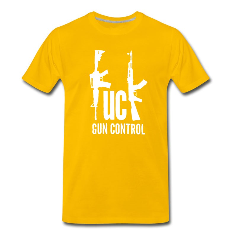 Men's Fuck Gun Control AR15 And AK47 2nd Amendment T-Shirt