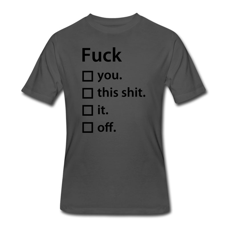 Men's Fuck List T-Shirt