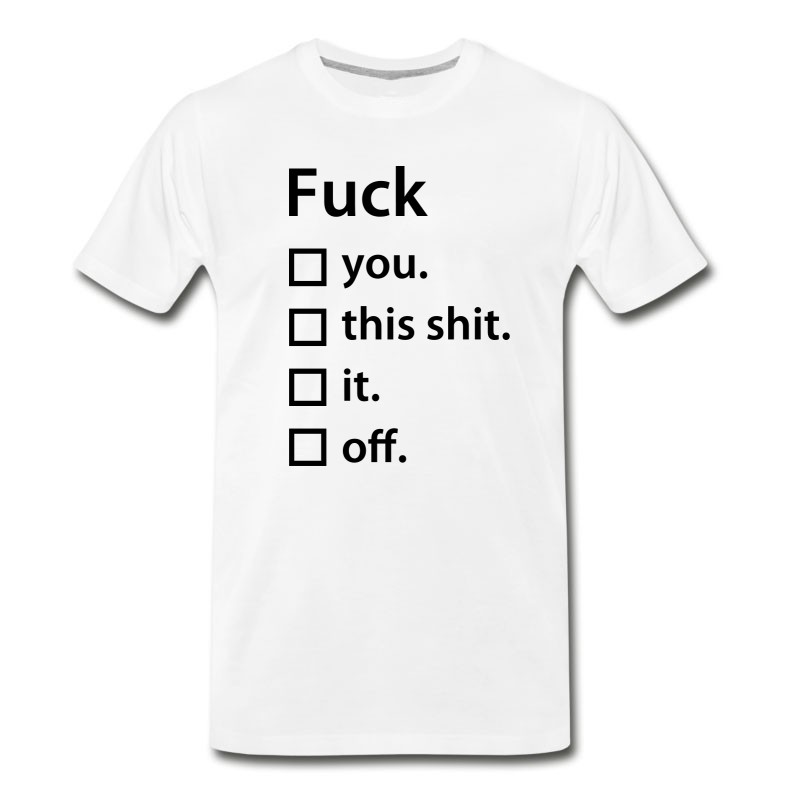 Men's Fuck List T-Shirt